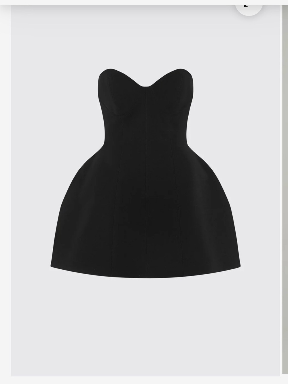 Lillian Khallouf black Sami minidress